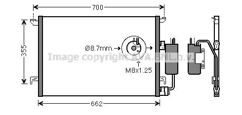 AVA QUALITY COOLING Kondensaator,kliimaseade SB5060D